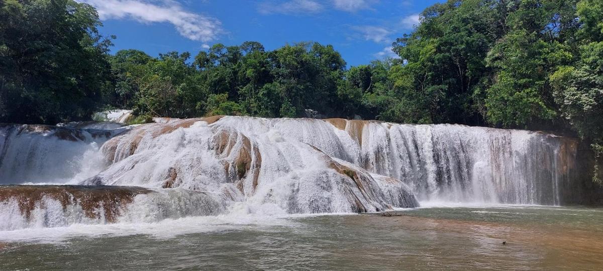 Posada Tzeltal Arroyo Agua Azul ภายนอก รูปภาพ
